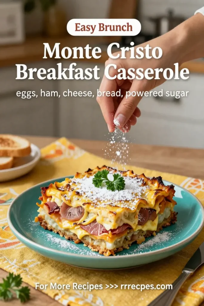 Monte Cristo Breakfast Casserole