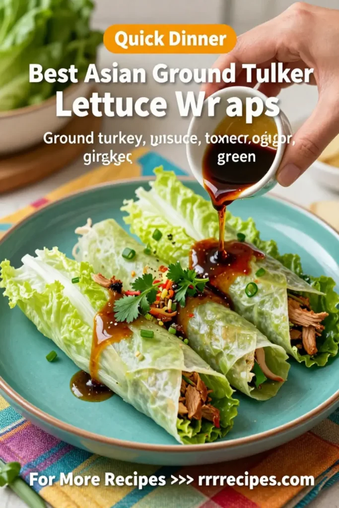 Best Asian Ground Turkey Lettuce Wraps