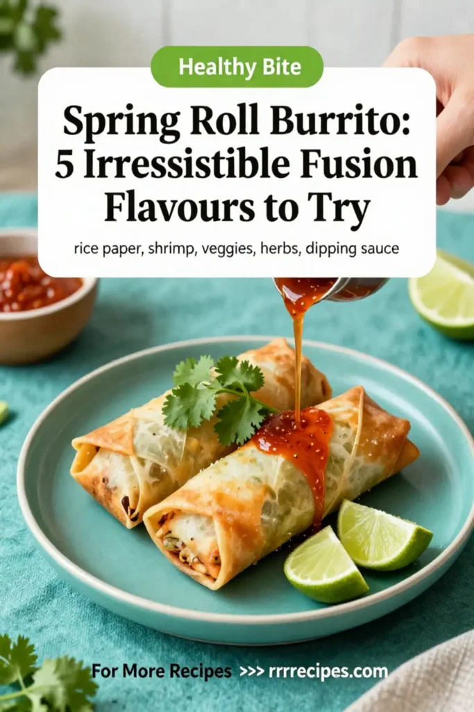 Spring Roll Burrito: 5 Irresistible Fusion Flavors to Try