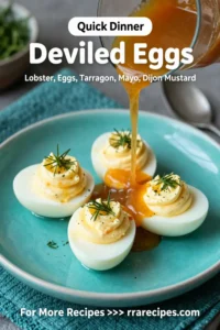 Deviled Eggs: Lobster Bisque Inspired Deviled Eggs With Tarragon in 25 Minutes