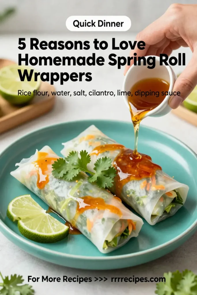 5 Reasons to Love Homemade Spring Roll Wrappers