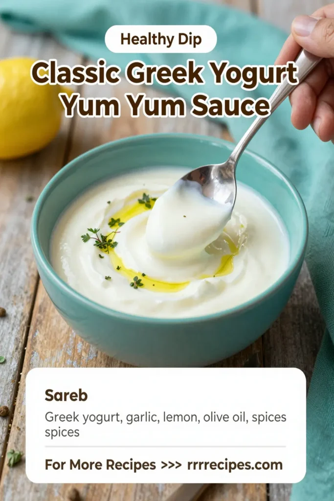 Classic Greek Yogurt Yum Yum Sauce