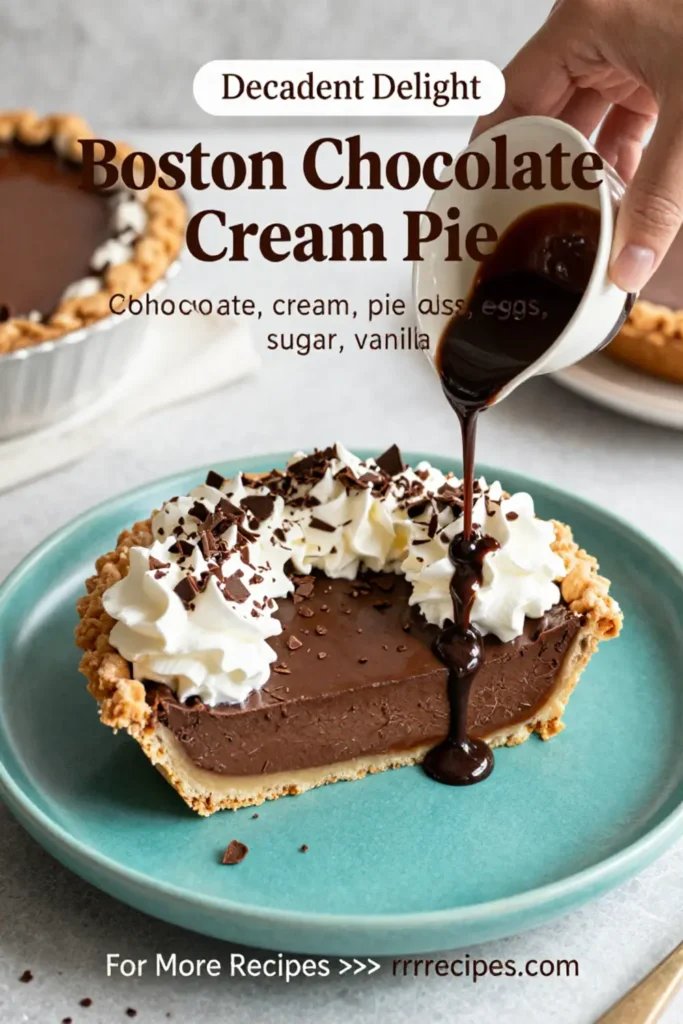 Boston Chocolate Cream Pie Cheesecake