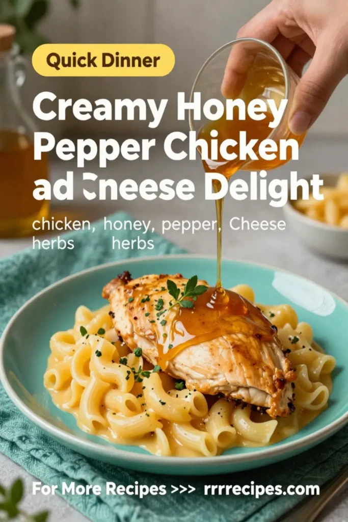 Creamy Honey Pepper Chicken Mac and Cheese Delight