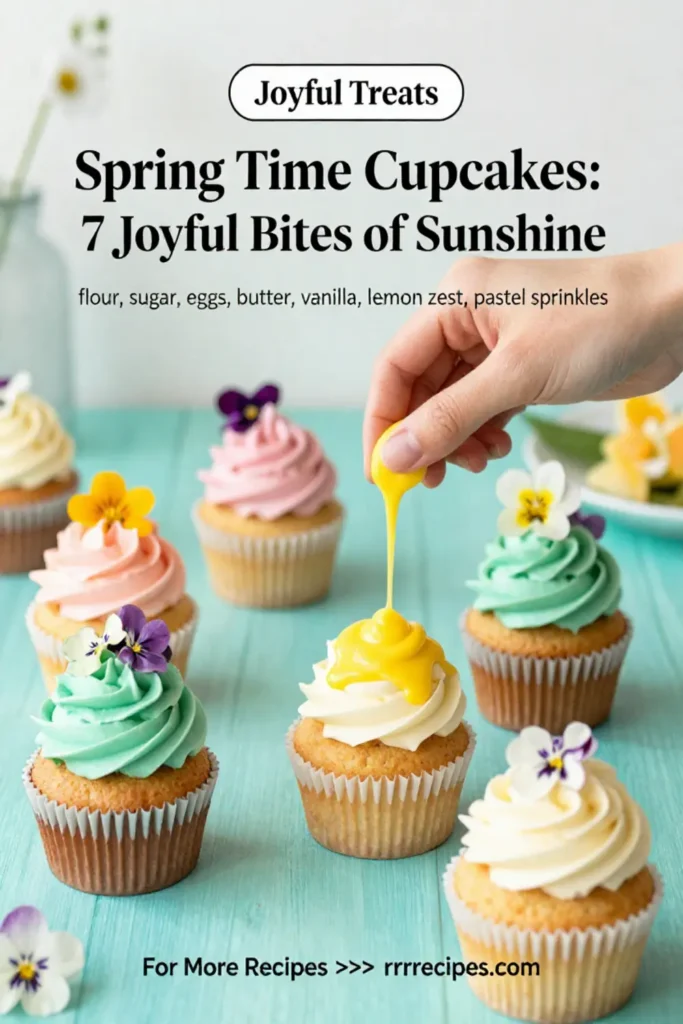 Spring Time Cupcakes: 7 Joyful Bites of Sunshine