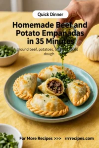 Ground Beef Recipes: Homemade Beef and Potato Empanadas in 35 Minutes