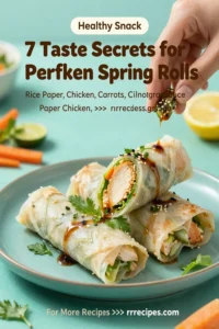 7 Tasty Secrets for Perfect Chicken Spring Rolls Using Rice Paper