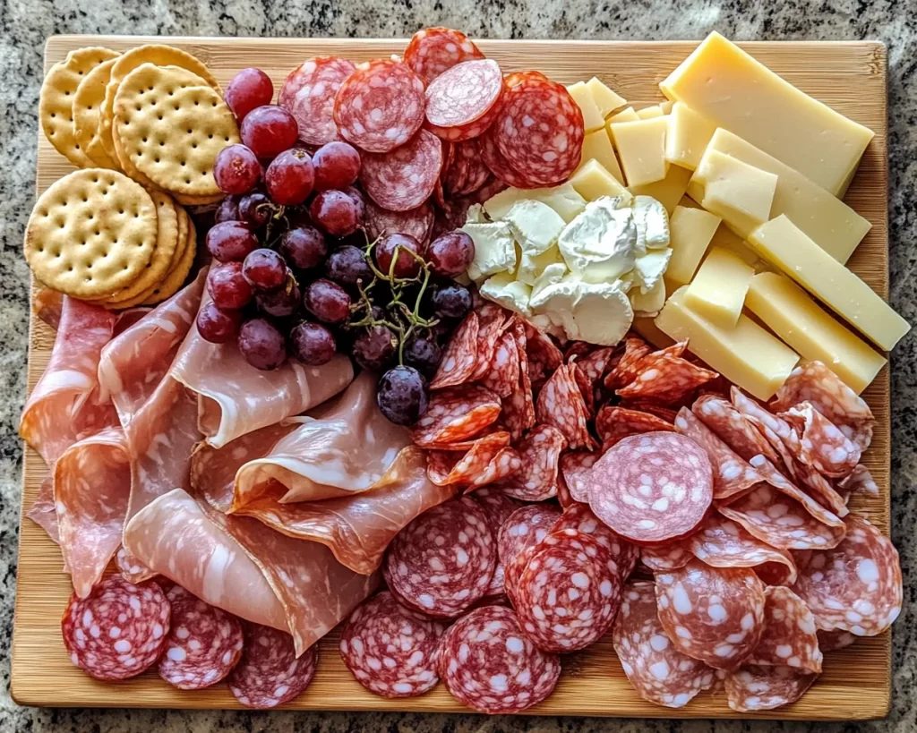 Charcuterie Board: Budget Salami and Brie Charcuterie Board in 20 Minutes