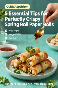 5 Essential Tips for Perfectly Crispy Spring Roll Paper Rolls