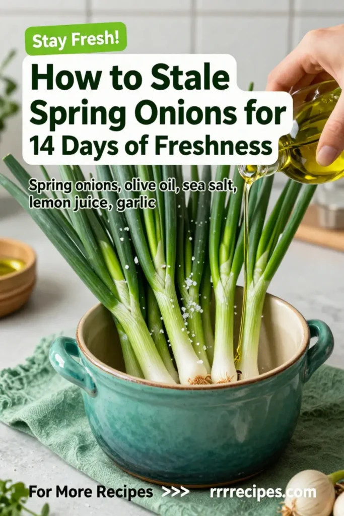 How to Store Spring Onions for 14 Days of Freshness