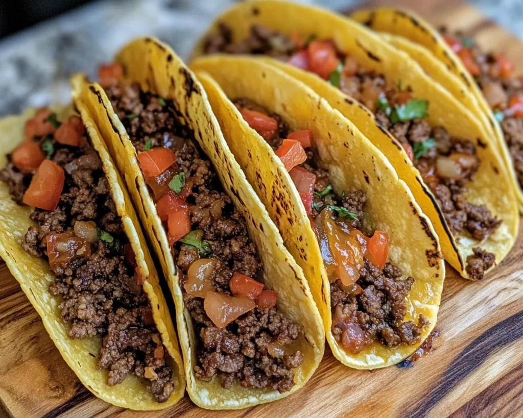 Ground Beef Recipes: Smash Burger Tacos With Special Sauce and Cheese in 20 Minutes