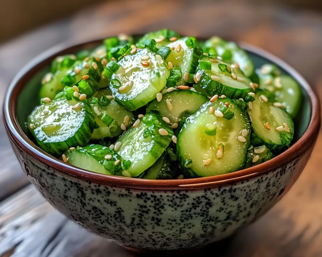 Cucumber Salad: Viral Sesame Rice Vinegar Smashed Cucumber Salad in 10 Minutes