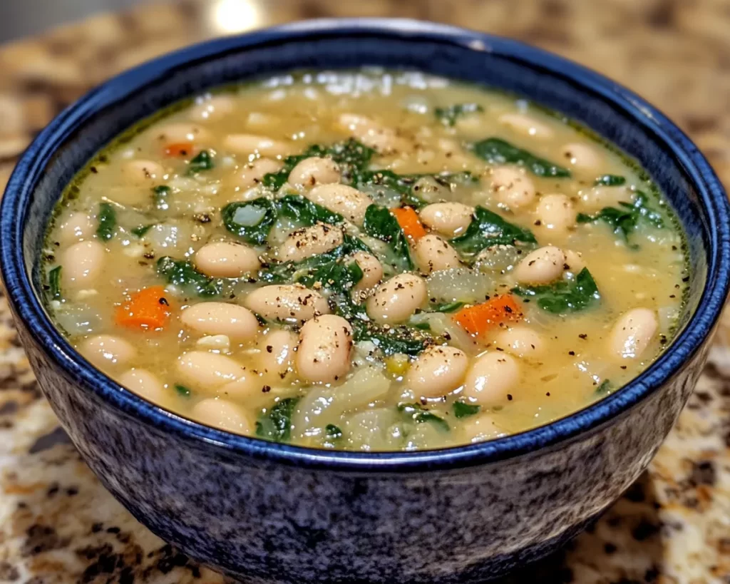 Easy Recipes: Creamy Tuscan White Bean and Spinach Soup in 20 Minutes