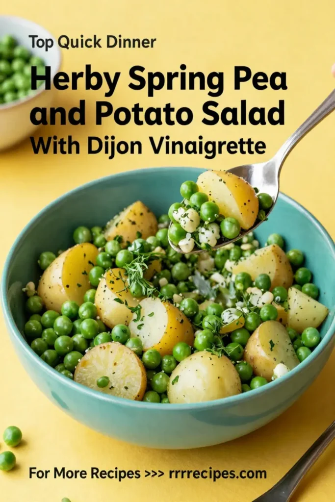 Potato Salad: Herby Spring Pea and Potato Salad With Dijon Vinaigrette in 20 Minutes