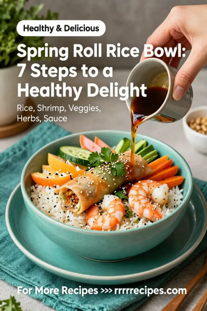 Spring Roll Rice Bowl: 7 Steps to a Healthy Delight