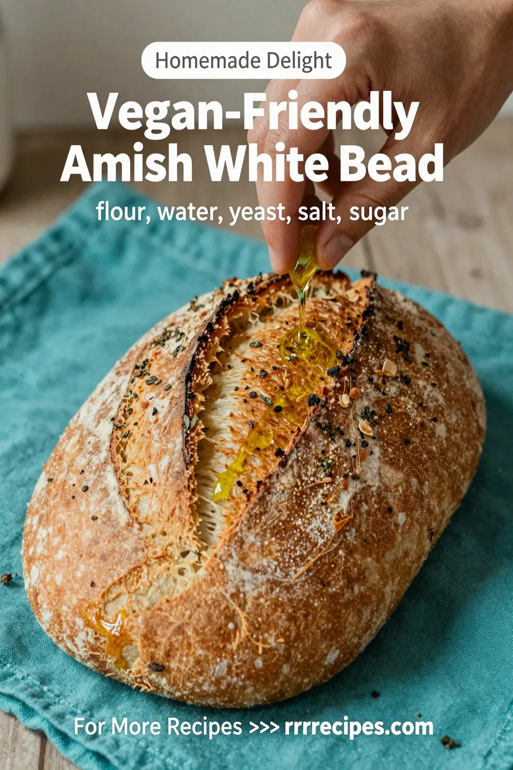 Vegan-Friendly Amish White Bread