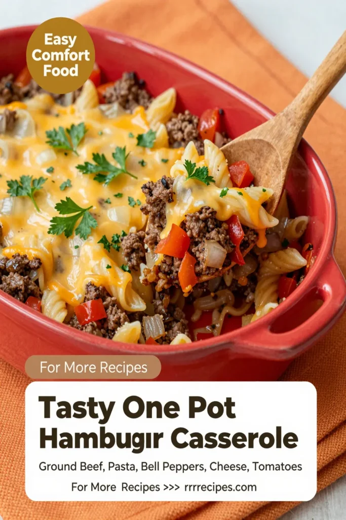 Tasty One Pot Hamburger Casserole