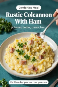 Rustic Colcannon With Ham