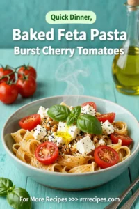 Dinner Recipes: Baked Feta Pasta With Burst Cherry Tomatoes in 30 Minutes