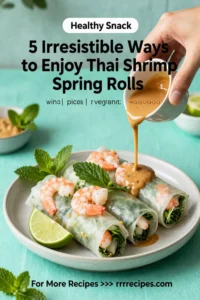 5 Irresistible Ways to Enjoy Thai Shrimp Spring Rolls
