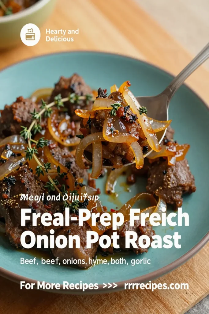 Meal-Prep French Onion Pot Roast