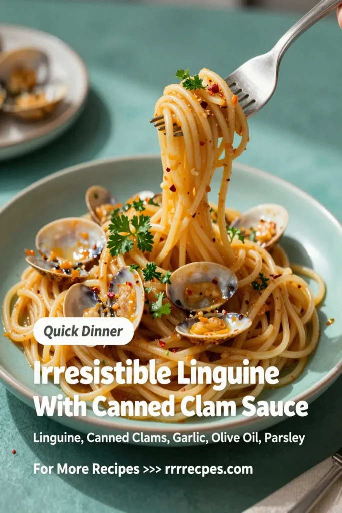 Irresistible Linguine With Canned Clam Sauce