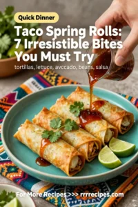 Taco Spring Rolls: 7 Irresistible Bites You Must Try