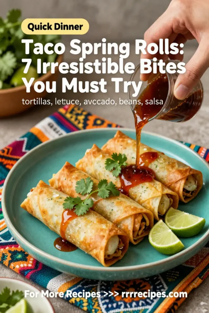 Taco Spring Rolls: 7 Irresistible Bites You Must Try