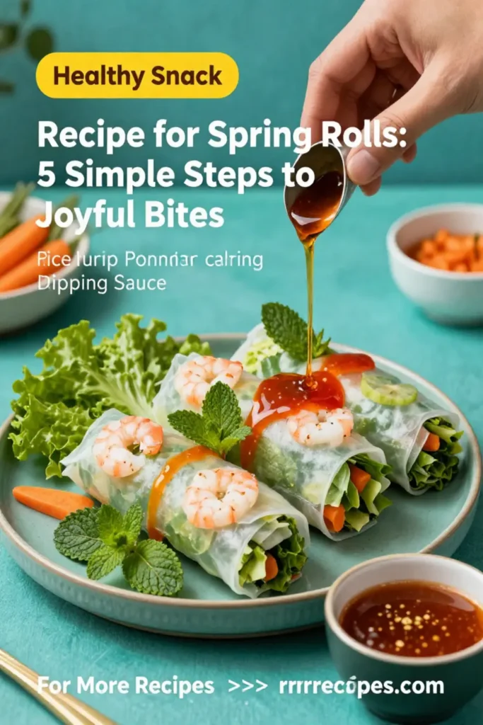 Recipe for Spring Rolls: 5 Simple Steps to Joyful Bites