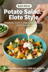 Potato Salad: Elote Style Mexican Street Corn Potato Salad in 20 Minutes
