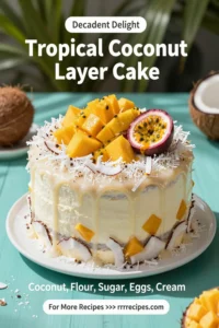 Tropical Coconut Layer Cake