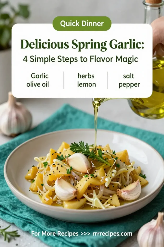 Delicious Spring Garlic: 4 Simple Steps to Flavor Magic