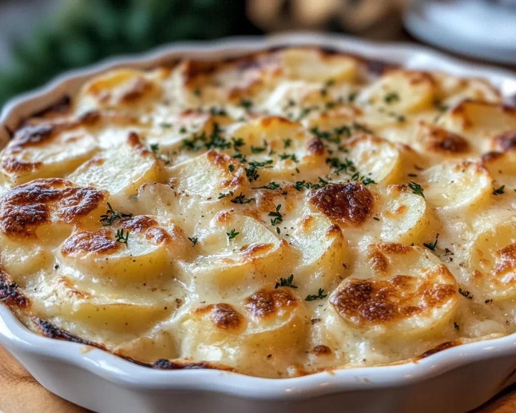 Easter Side Dishes: Creamy Scalloped Potatoes for Easter Dinner in 40 Minutes