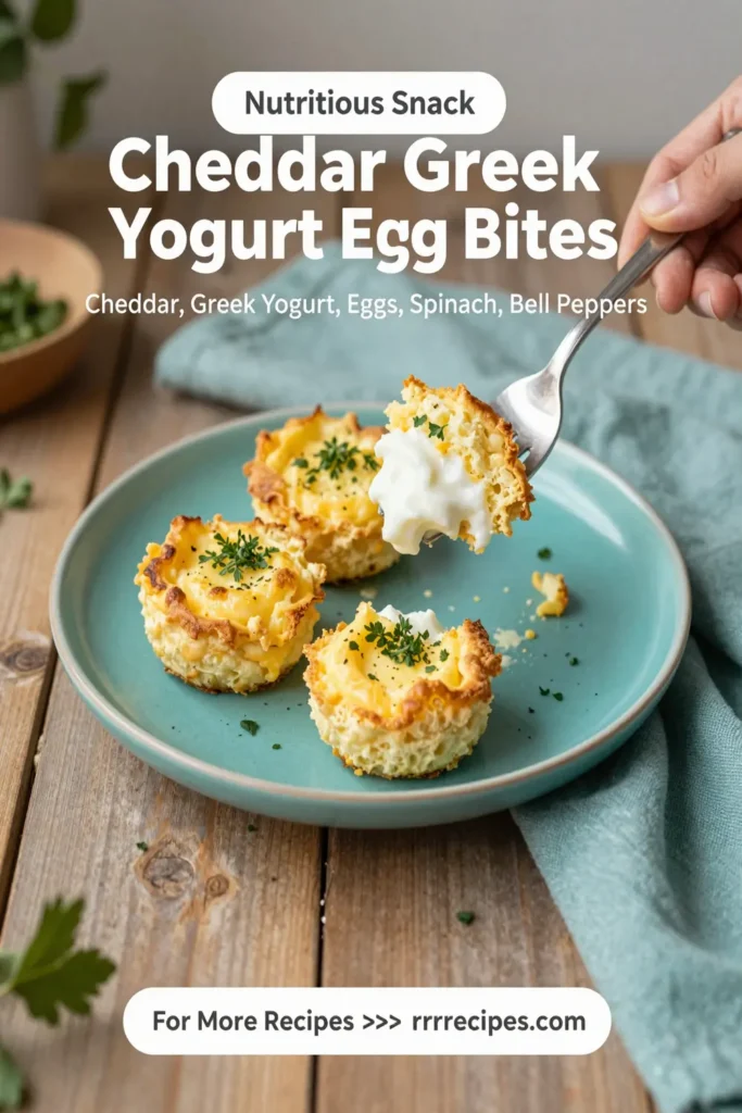 Cheddar Greek Yogurt Egg Bites