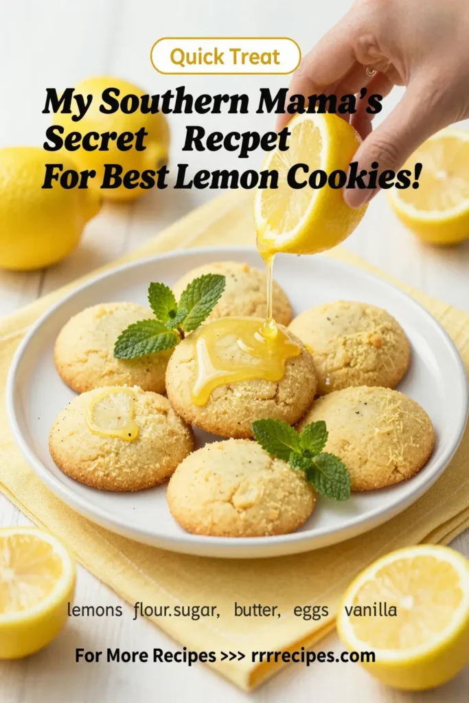 My Southern Mama'S Secret Recipe For Best Lemon Cookies!