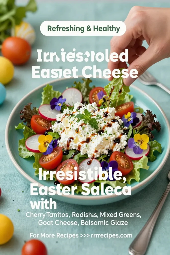 Irresistible Easter Salad With Goat Cheese