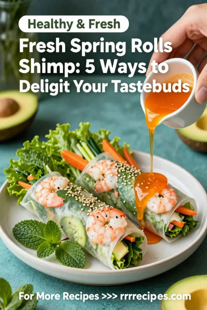 Fresh Spring Rolls Shrimp: 5 Ways to Delight Your Tastebuds