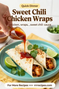 Sweet Chili Chicken Wraps