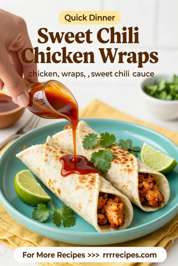 Sweet Chili Chicken Wraps