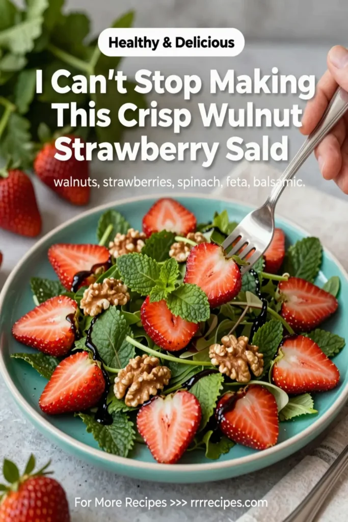 I Can'T Stop Making This Crisp Walnut Strawberry Salad