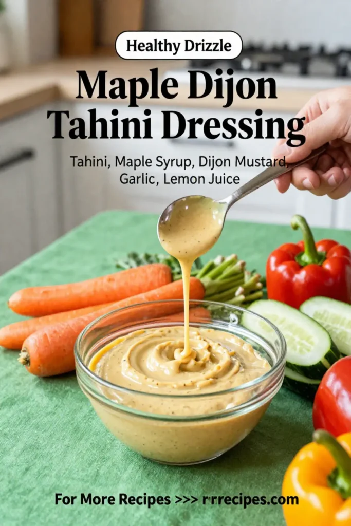 Maple Dijon Tahini Dressing