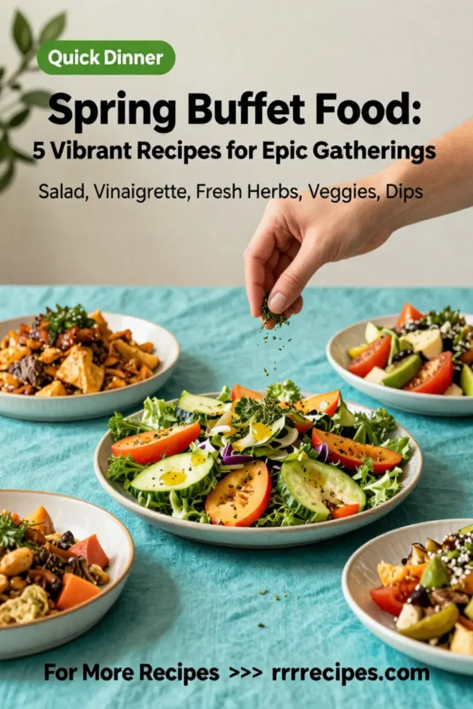 Spring Buffet Food: 5 Vibrant Recipes for Epic Gatherings