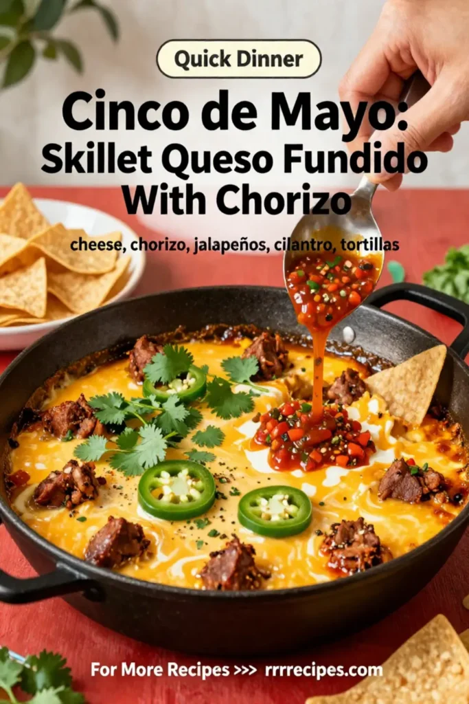 Cinco de Mayo: Skillet Queso Fundido With Chorizo for Cinco de Mayo in 15 Minutes