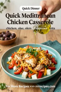 Quick Mediterranean Chicken Casserole