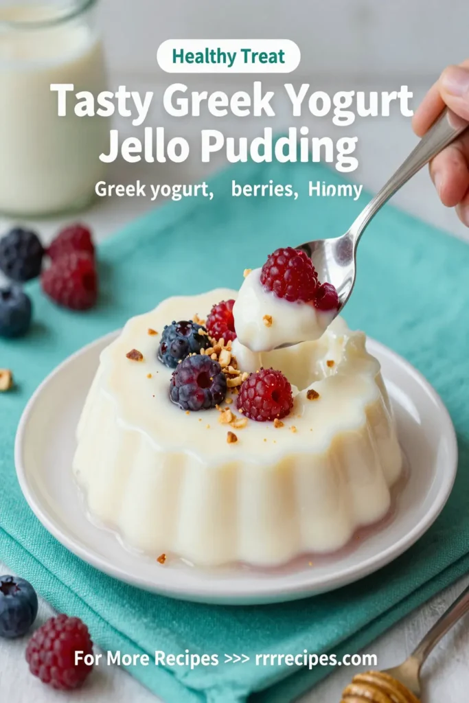 Tasty Greek Yogurt Jello Pudding