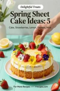 Spring Sheet Cake Ideas: 5 Delightful Flavors to Try