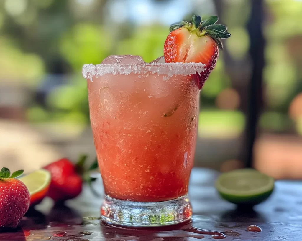 Cinco de Mayo: Frozen Strawberry Jalapeño Margarita for Cinco de Mayo in 10 Minutes
