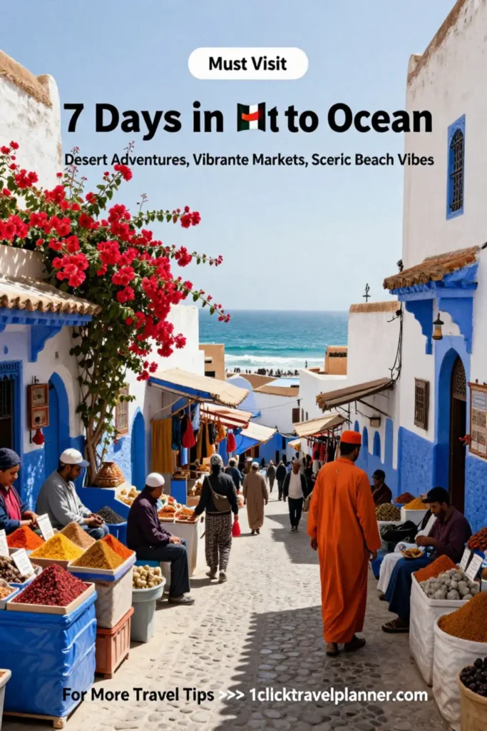 7 Days in Morocco 🇲🇦 From Desert to Ocean (Full Plan)