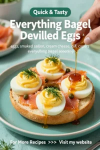 Deviled Eggs: Everything Bagel Deviled Eggs With Smoked Salmon in 20 Minutes