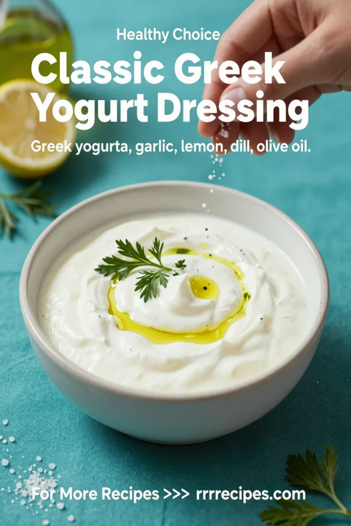 Classic Greek Yogurt Dressing